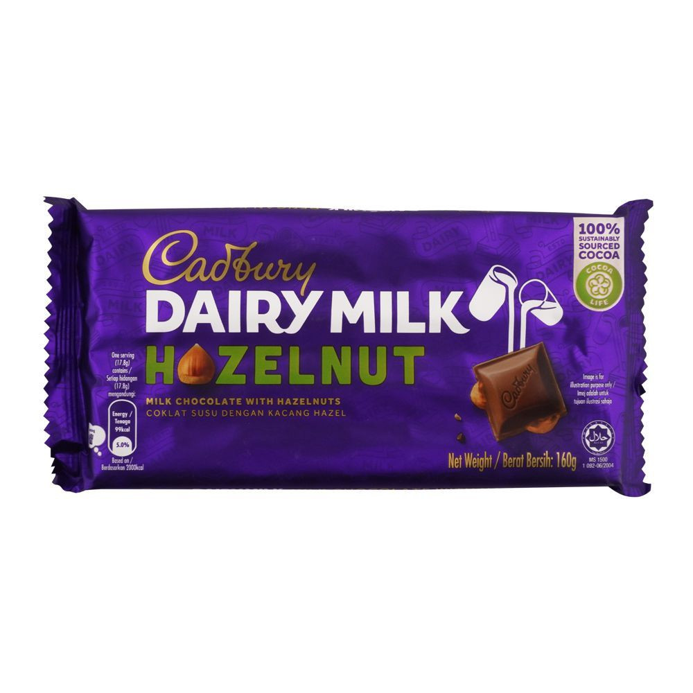 CADBURY DAIRY MILK 160GM HAZELNUT