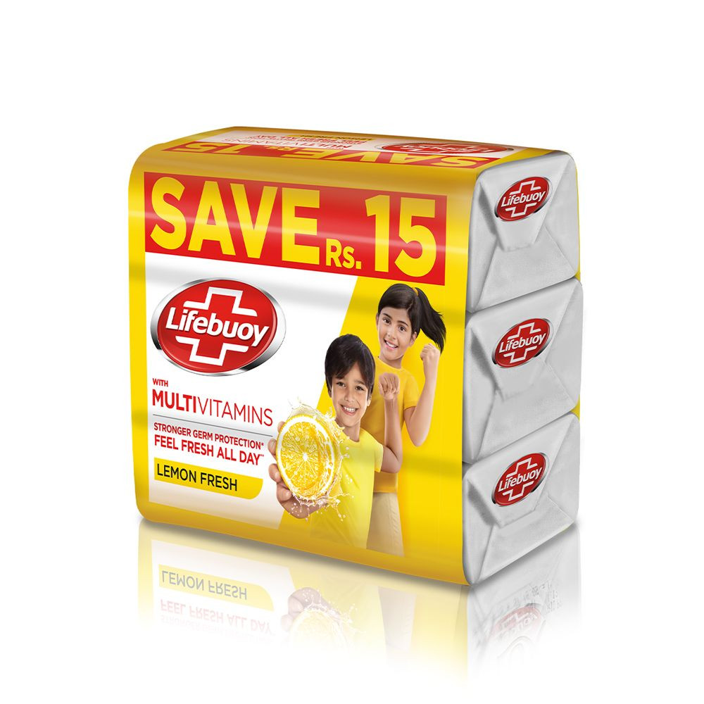 LIFEBUOY SOAP 123G*3 LEMON FRESH