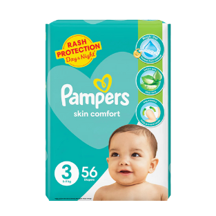 PAMPERS MEGA MEDI #3 56PC