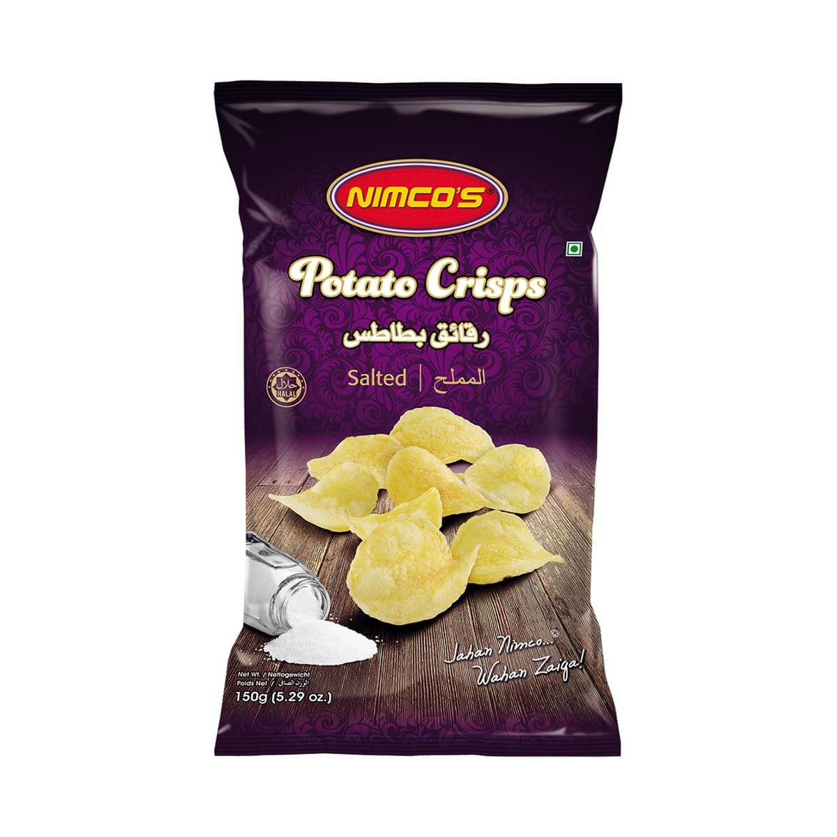 NIMCO POTATO CRISPS 150GM SALTED