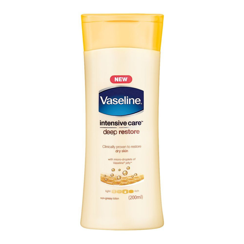 VASELINE LOTION 200ML DEEP RESTORE