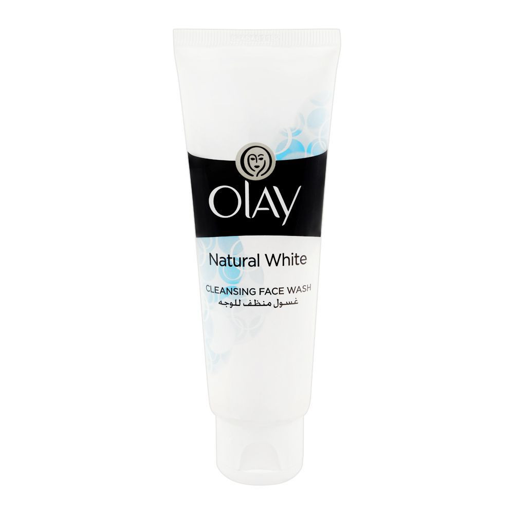 OLAY NATURAL WHITE FACE WASH 100G
