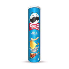 PRINGLES CHIPS 165G SALT & VINEGAR