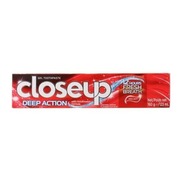CLOSE UP T/PASTE 160G RED HOT IMP