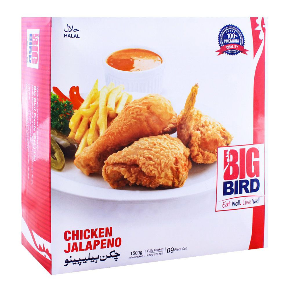 BIG BIRD CHICKEN JALAPENO 1.25KG