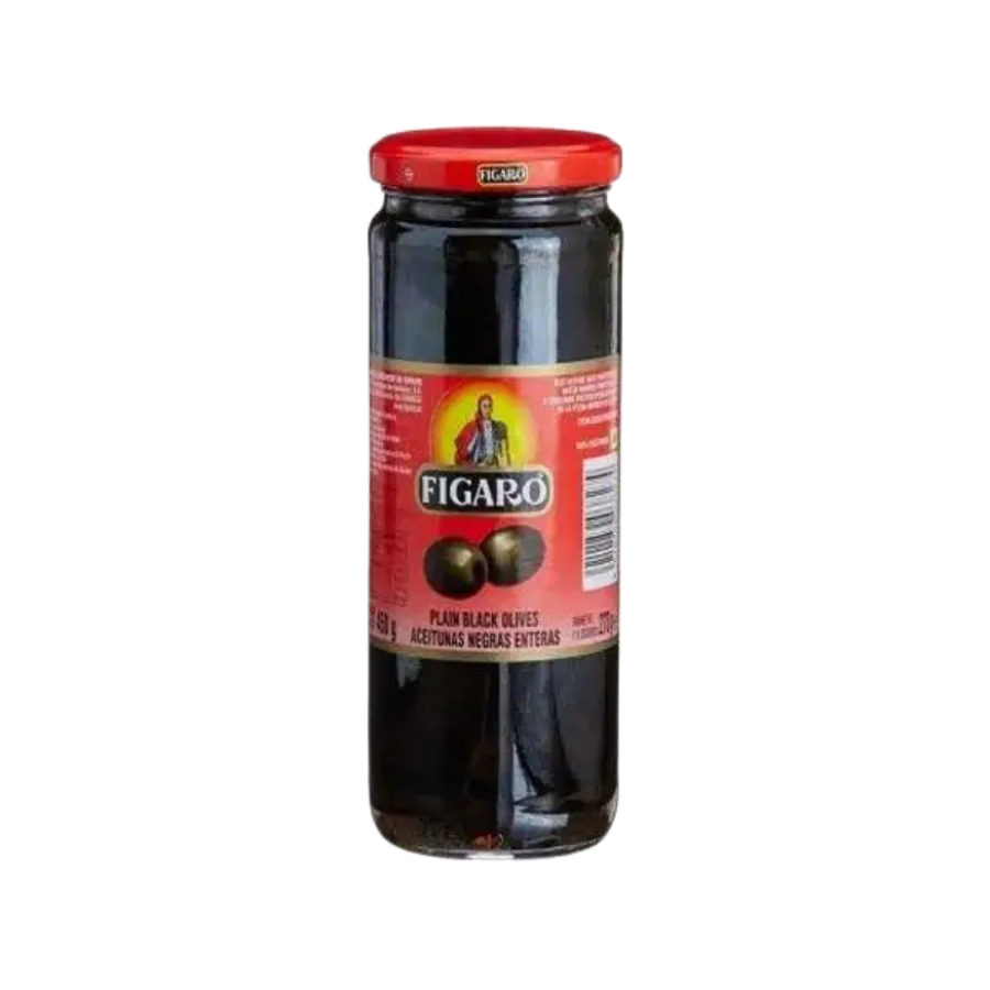 FIGARO BLACK OLIVES PLAIN 340G