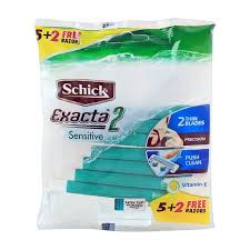 SCHICK RAZOR SENSITIVE MEN 5+2