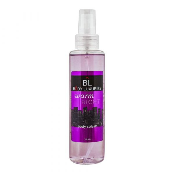 BODY LUXURIES SPLASH 155ML WARM NIGHT