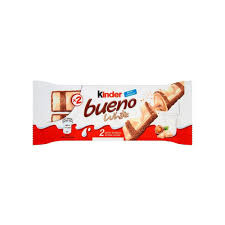 KINDER BUENO CHOCOLATE 39G WHITE