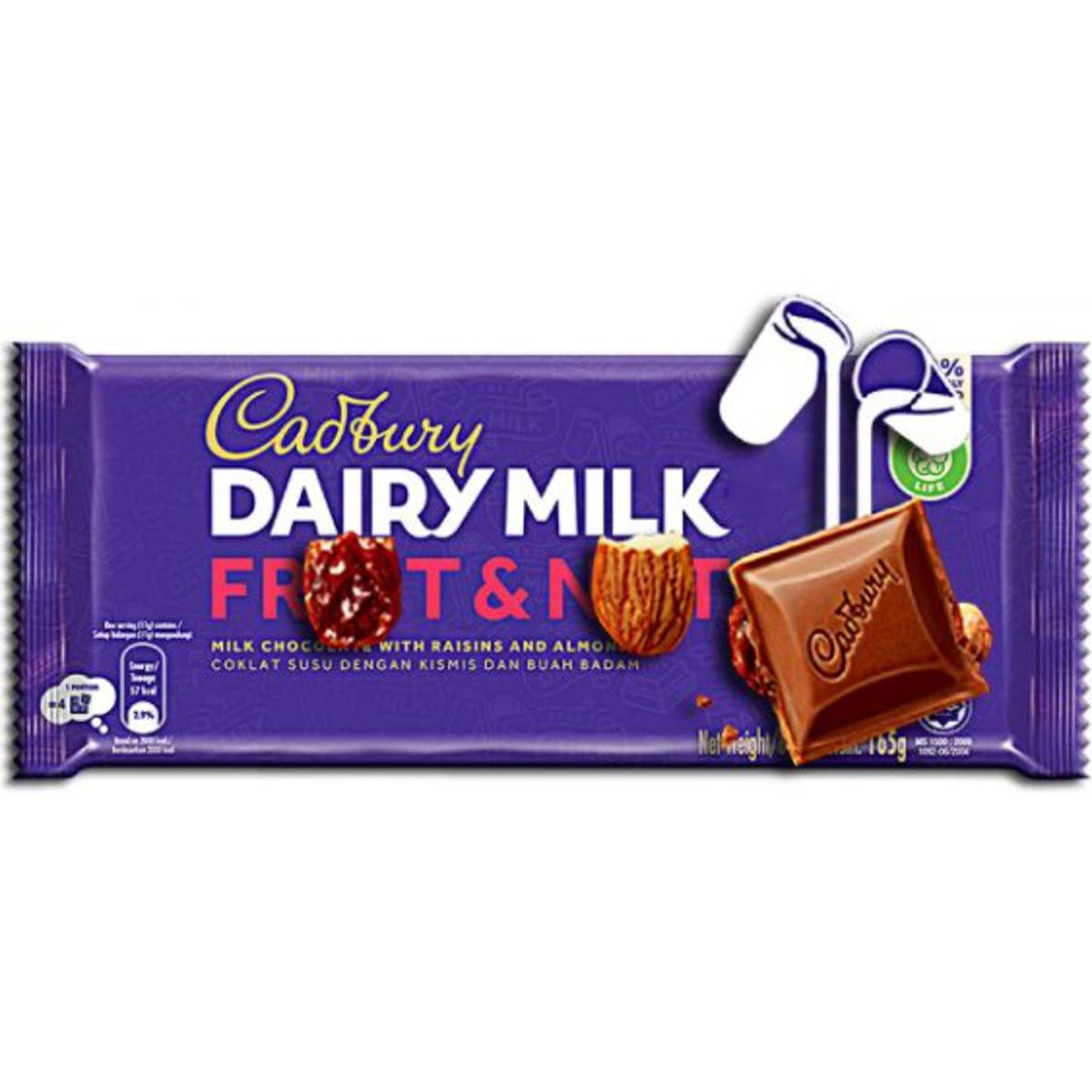 CADBURY DAIRY MILK 160GM FRUIT&NUT