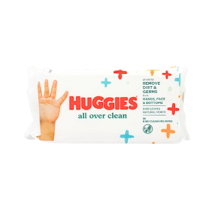 HUGGIES BABY WIPES 56PCS ALL OVER CLEAN