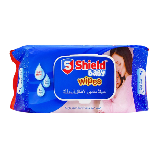 SHIELD BABY WIPES 60PC