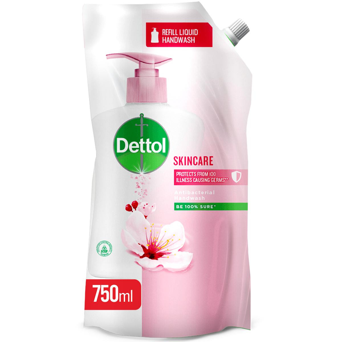 DETTOL H/WASH 750ML PKT SKINCARE