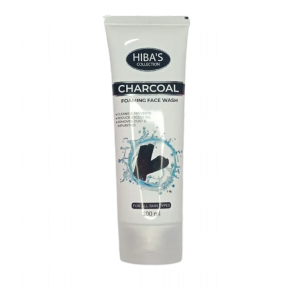HIBA'S FACE WASH 100ML CHARCOAL