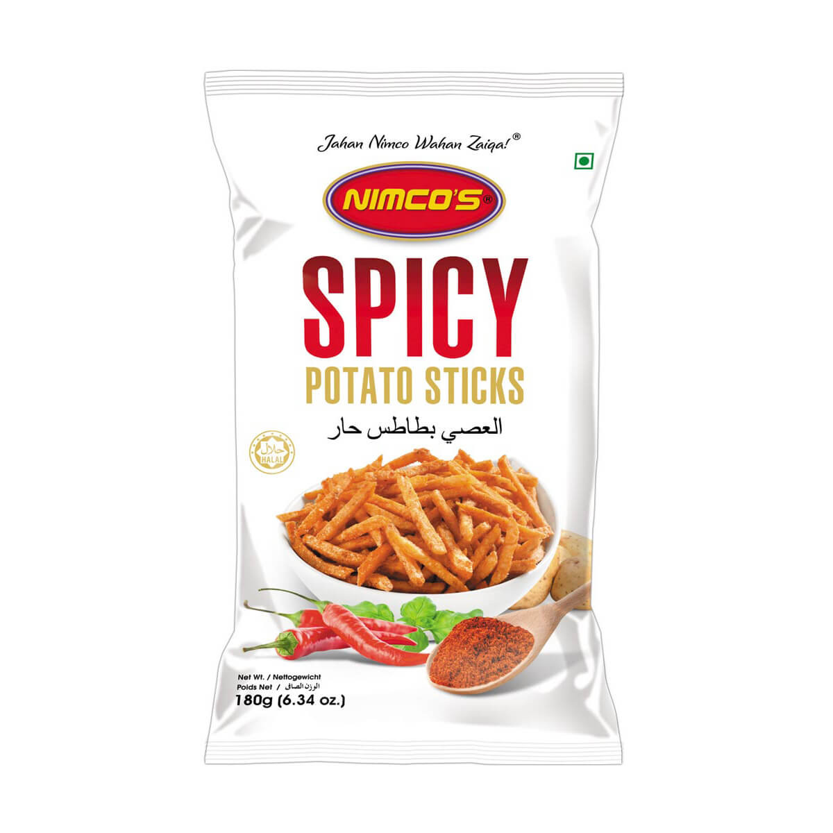 NIMCO SPICY POTATO STICK 180G