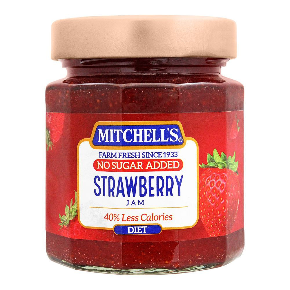MITCHELLS DIET JAM 300G STRAWBERRY
