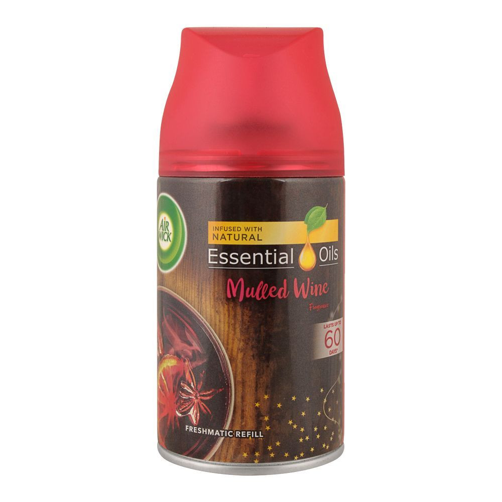 AIR WICK REFILL 250ML CRISP LINEN/MULLED WINE