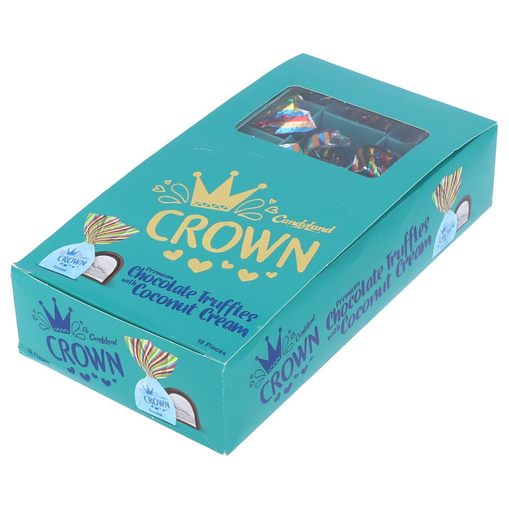 CANDYLAND CROWN CHOCO,COCONUT 180G BOX