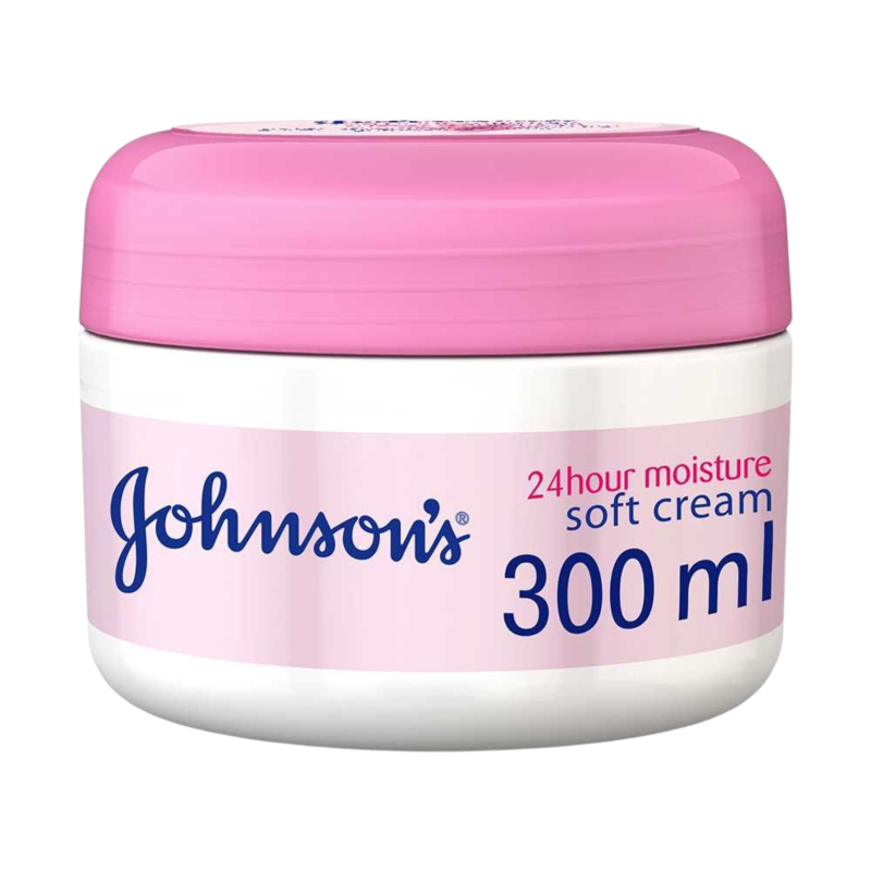 JOHNSONS MOIST. SOFT CREAM 300ML