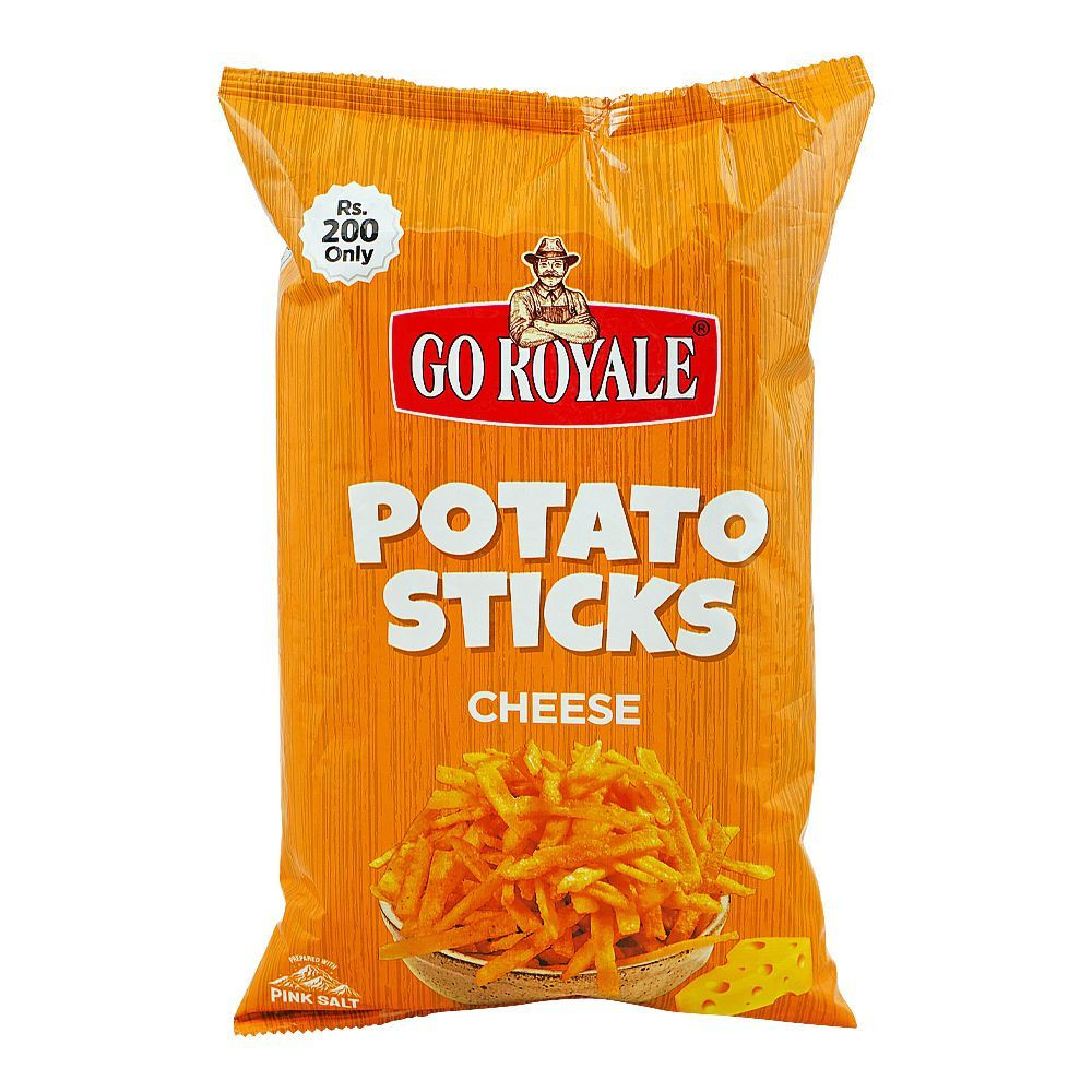 GO ROYALE POTATO STICKS 120G CHEESE