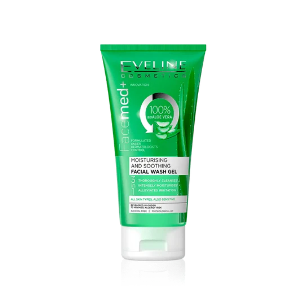 EVELINE GEL FACE WASH 150ML ALOE VERA