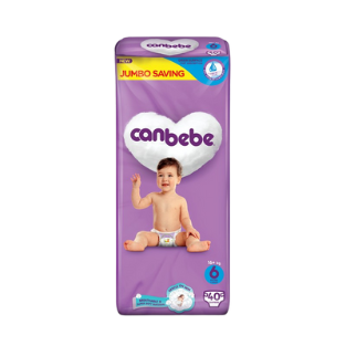 CANBEBE JUMBO #6 XL 40 PCS